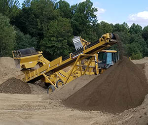 Trommel Shredder Screener in action